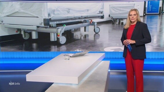 Juliane Möcklinghoff moderiert NDR Info 14:00. © Screenshot 